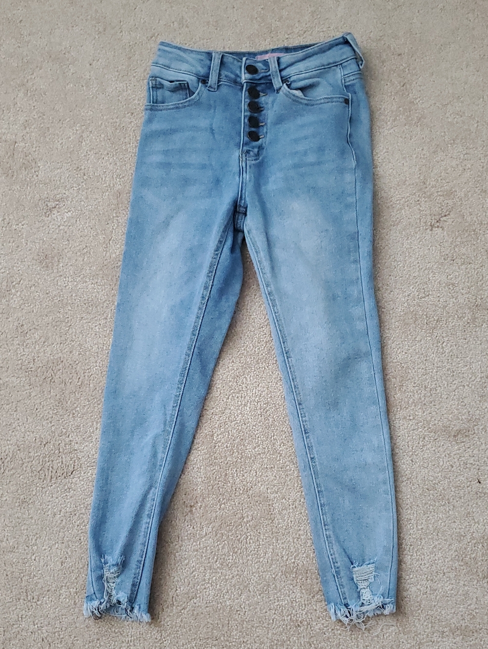 Bamboo Brand High-Rise Light Blue Women's Skinny Jeans Size 1 Preowned